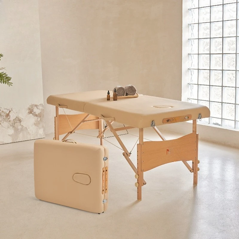 Beauty bed, massage bed, portable massage therapy bed, traditional Chinese medicine massage beauty therapy mobile home portable