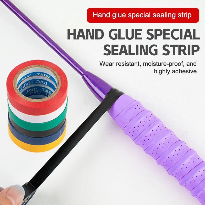 

1/5Pcs Anti-slip Sweatband Fixing Stripe Anti-slip Handle Accessories Multicolor Sweat Band Sealing Tape Badminton Racket