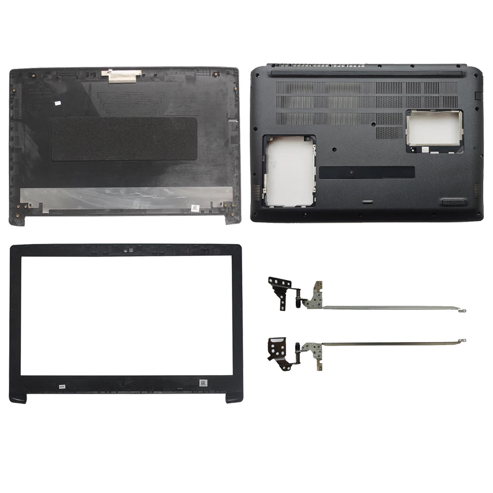 

New For Acer Aspire 7 A715-71 A715-71G A715-71G-71NC Laptop LCD Back Cover/Front Bezel Cover/Bottom Base Case/Hinges L&R