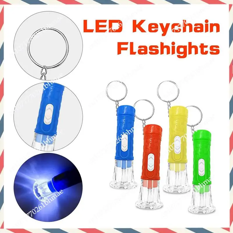 -A21Z 200 個ミニ懐中電灯キーホルダーバルクミニキーホルダー Led 小型懐中電灯子供大人ハイキングキャンプ詰め物ホーム