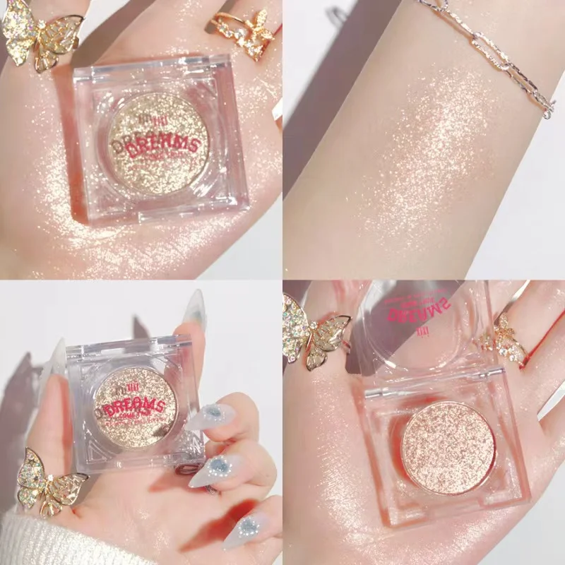 Diamond Shimmer Eyeshadow Gorgeous Gorgeous Glitter Eye Shadow Earth Tones Long Lasting Waterproof Shiny Pearlescent Eyes Makeup