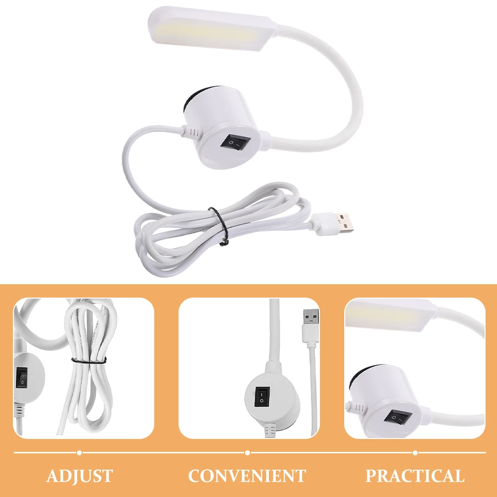 

Sewing Machine Light Magnetic Base Flexible Gooseneck LED Work Lamp for Sewing Quilting Workbench Crafting Light for Drill Press