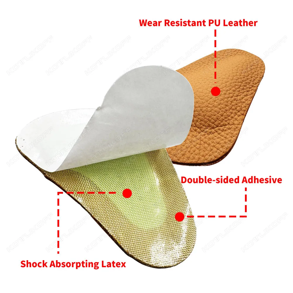 Cowhide Flat Feet Arch Support Orthopedic Insoles Pads For Shoes Soft Comfort Men Women Foot Valgus Sports Insoles Inserts