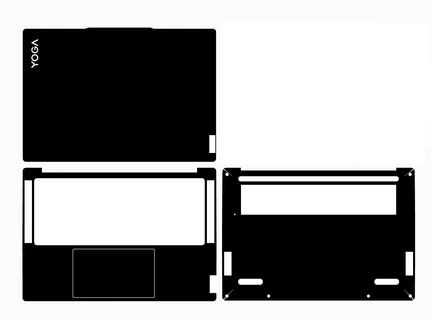 

Предварительно вырезанная прозрачная матовая виниловая наклейка на кожу для Lenovo Yoga Pro 7i 7 14 Gen 9 14IMH9 14AHP9/Yoga Pro 14s IMH9 2024