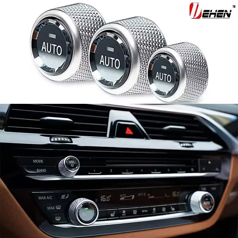 

Car Volume Control Knob Button Replacement Trim for G30 G32 G12 G20 G26 G05 G01 G02 G08 F10 F15 F16 F25 Crystal Interior