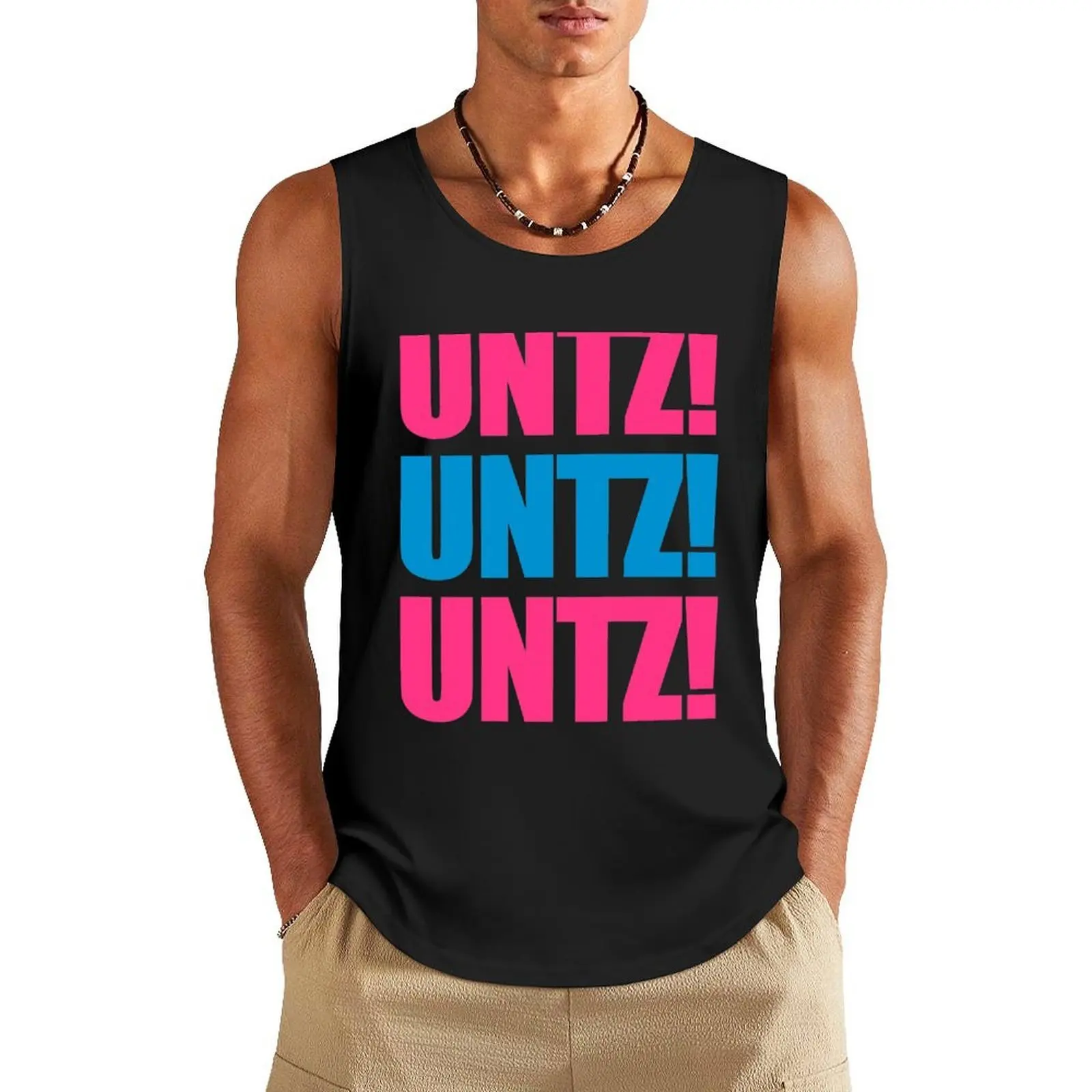 

Untz Rave Quote Tank Top t shirt gym T-shirt male sports clothes for men