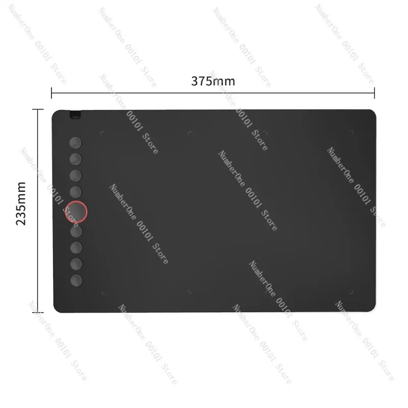 i6 Digital Drawing Tablet, 8192 Levels Pressure Handwriting Pad for Online Class Note Drawing on Computer Phone