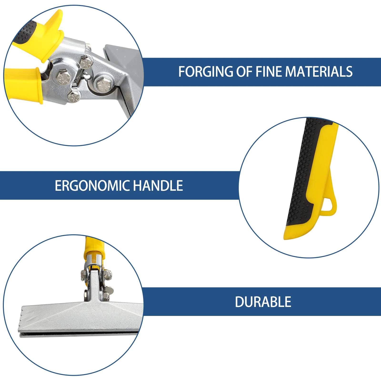 

Steel Hand Seamer Heavy Duty All Steel Construction Ergonomic Handle Slip Resistant Grip for Bending Seam Flatten Sheet Metal