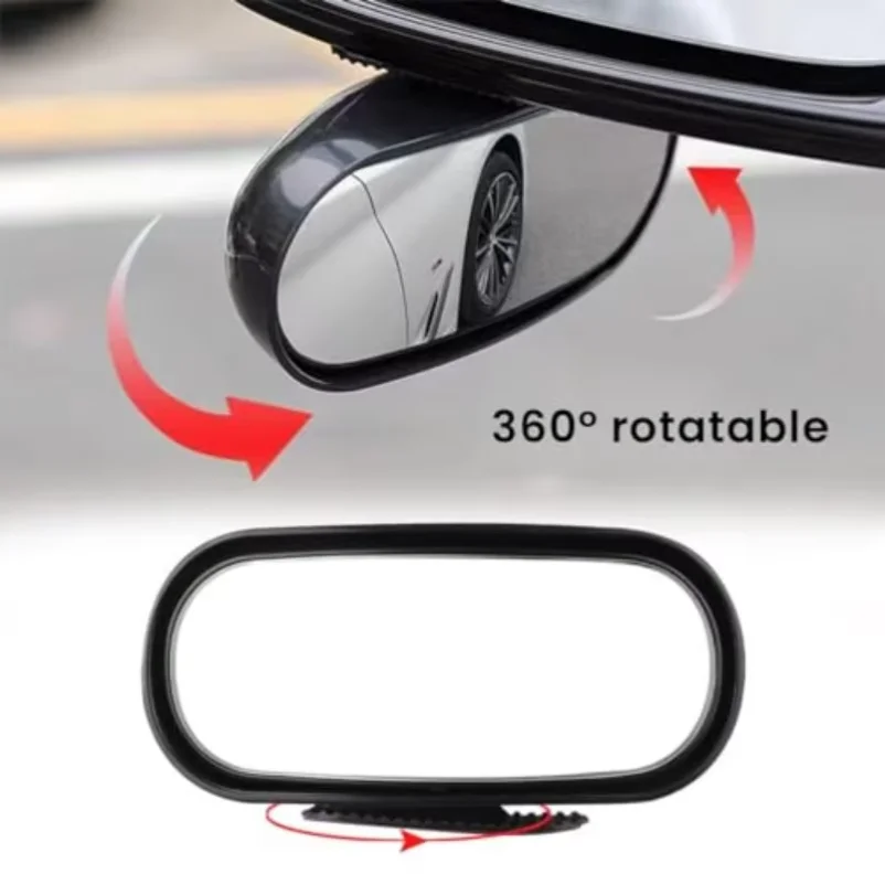 Rearview Mirror Wide-angle Side Rearview Mirror Reverse Blind Spot 360 ° Adjustable Rearview Mirror Auxiliary Car Accessories
