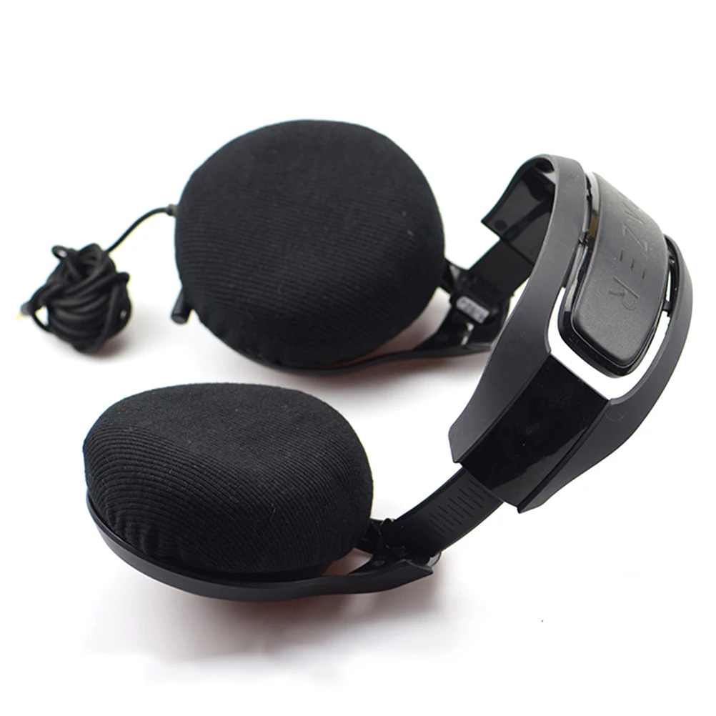 

4pcs Headphone Dust Covers Washable Stretchable Ear Pad Protector Fit 6-8.5Cm Covers For On Ear Headphones Gaming