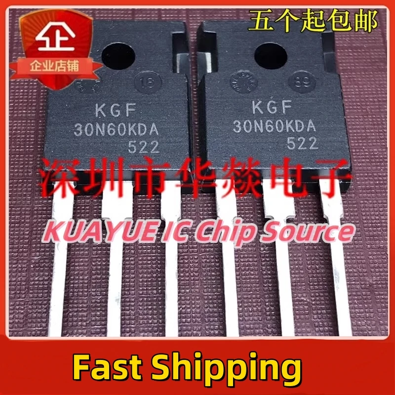 10PCS-30PCS  KGF30N60KDA   TO-247  600V  30A   Fast Shipping Quality Guarantee