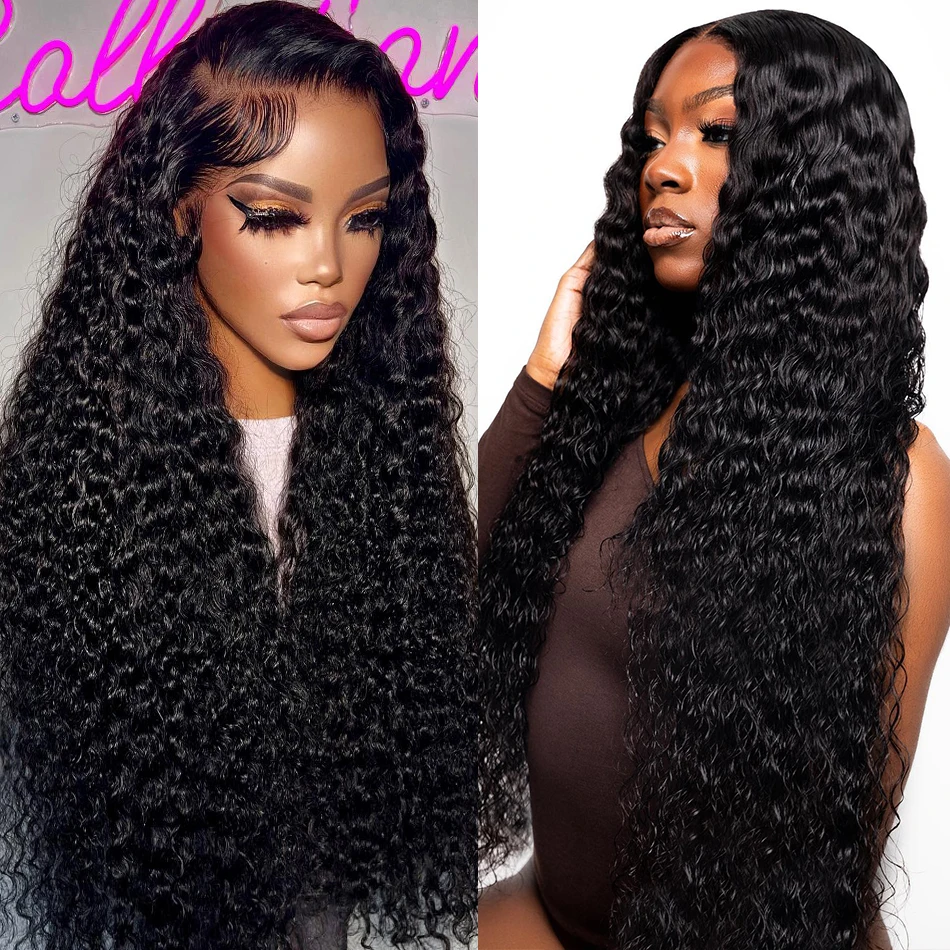 Pretty Diary 250 density Curly 5x5 Glueless Preplucked Wigs 13x4 Loose Deep Wave Frontal Wig 13x6 HD Lace Front Human Hair Wig