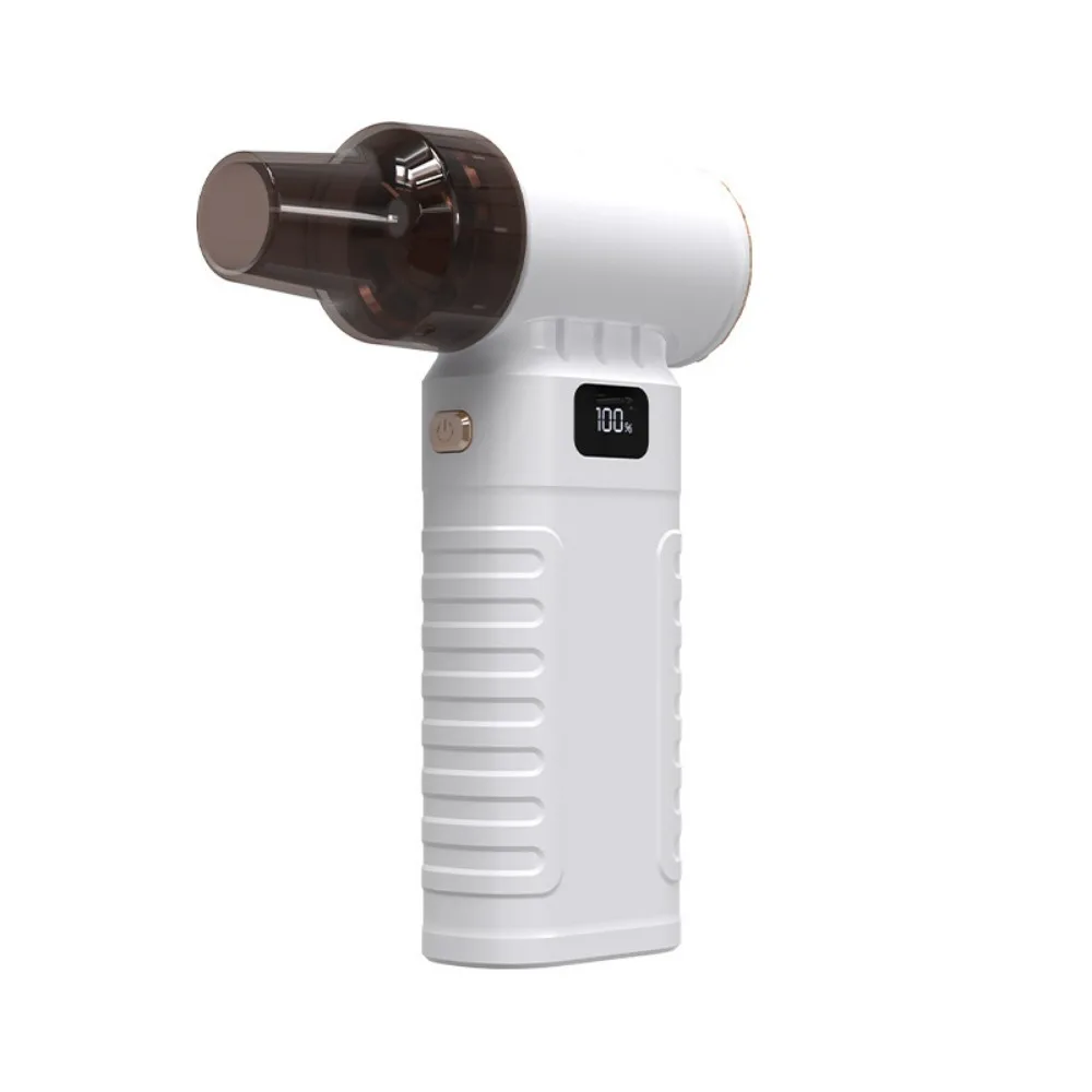 

90000RPM Mini Air Blower Brushless Motor LED Display Electric Air Duster Adjustable Wind Speed Rechargeable Violent Turbo Fan