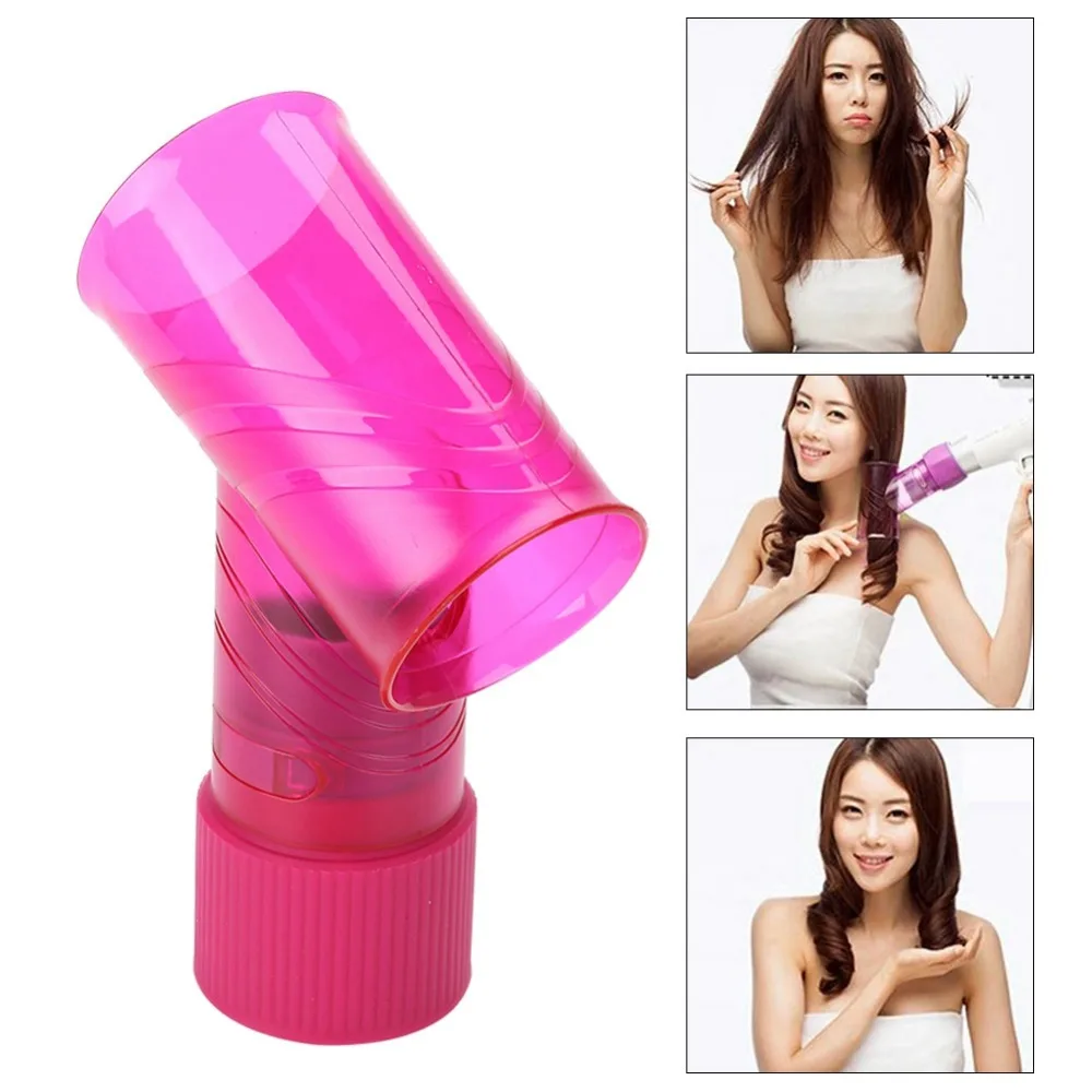 Home Use Portable Hair Dryer Diffuser Quick Drying Durable Hair Curls Diffuser Professional Pink Spin Hair Diffuser Salon Use
