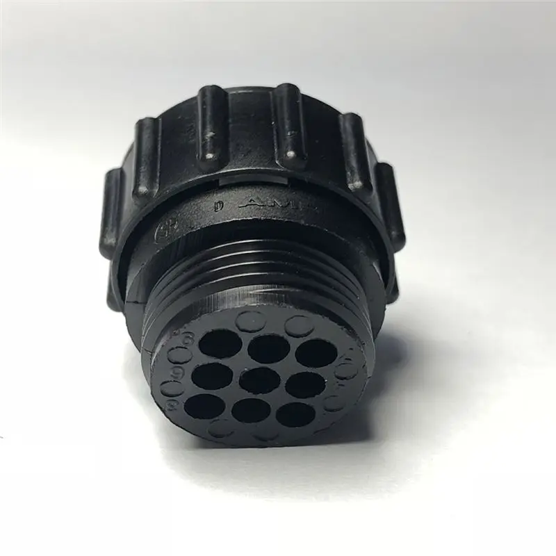 ABZC 2Pcs for AMP 206708-1 Connector, 9 Position Straight Cable Mount SKT, 9 Terminals 1 Port, 206708-1 9-Pin Socket