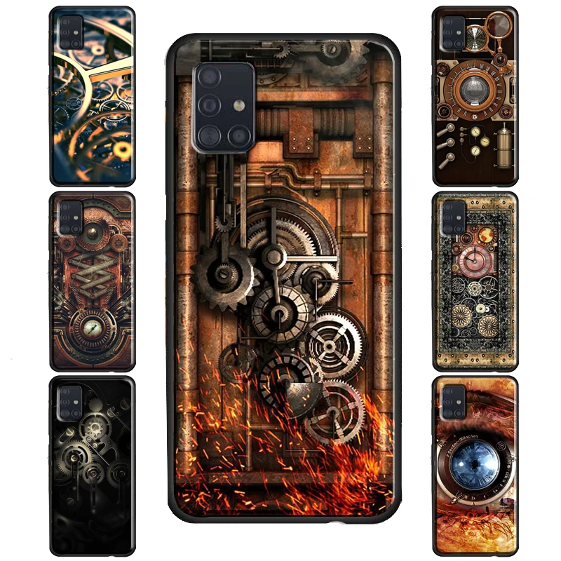 Steampunk Gear Mechanical Case For Samsung Galaxy S20 FE S22 S21 Ultra S8 S9 S10 Note 10 Plus S10e Note 20 Ultra