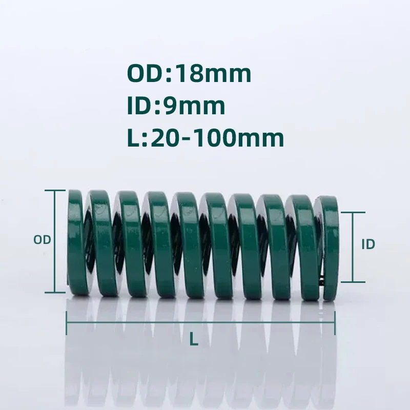 Green Heavy Load 3D Printer Die SpringLight Load Compression Mould Die Spring,Yellow Heated Bed Springs for Creality Ender 3