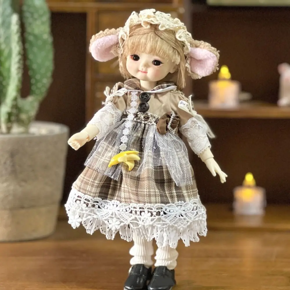 

Toy Accessories BJD Doll's Clothes Toy Clothes Toy Outfit Simulated Eye Hinge Doll Dress Dress Up 1/6 BJD Removable Joints Doll