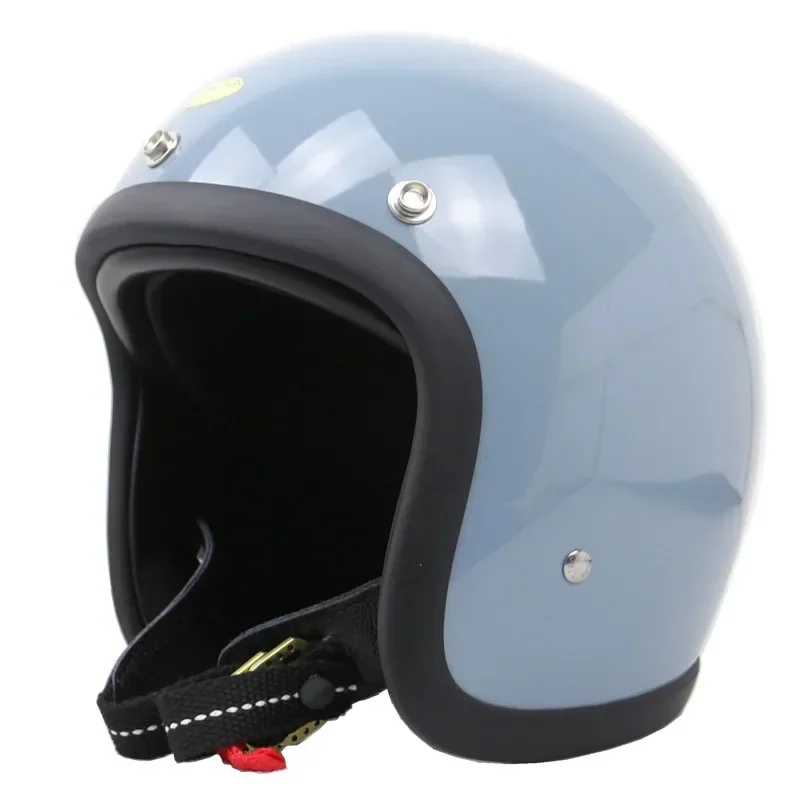 Classic Open Face 3/4 Motorcycle Motorcross Helmet Jet Scooter TT&COCASCOS Vintage Retro Motorcycle 500TX Safety Helmet