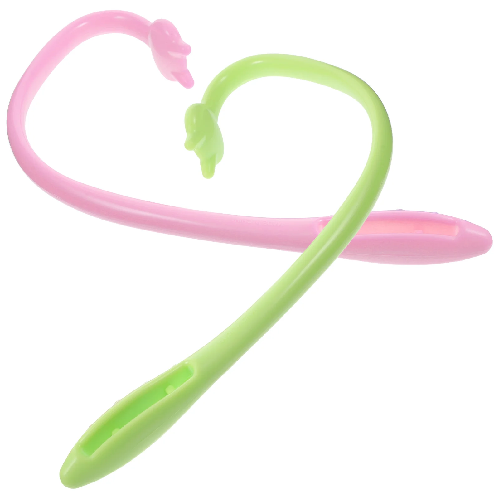 

2 pcs Massage Hook Durable Plastic Therapy Stick For Acupressure Pain Relief Long Handle Body Massaging Tool Back Relaxing