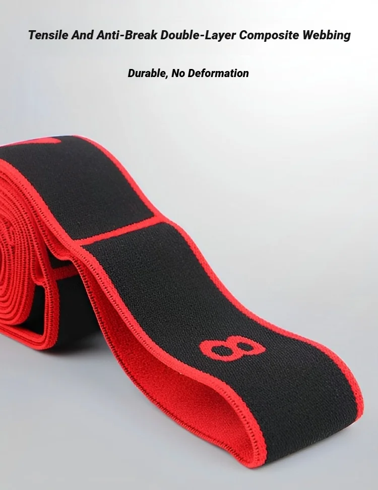 8 Section Style Dance Resistance Band Yoga Stretching Pilates Fitness Digital Elasticity Elastic Stretch Training Tension Belt S68a710b45a5744348dc88b9ec3431631c