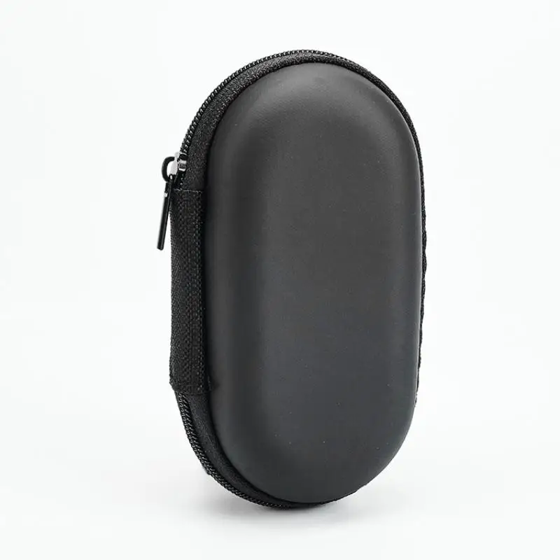 【F】Portable Hard Shell Earphone Case Shockproof Waterproof Headphone Storage Bag With Zipper Universal Carrying Pouch For In-Ear
