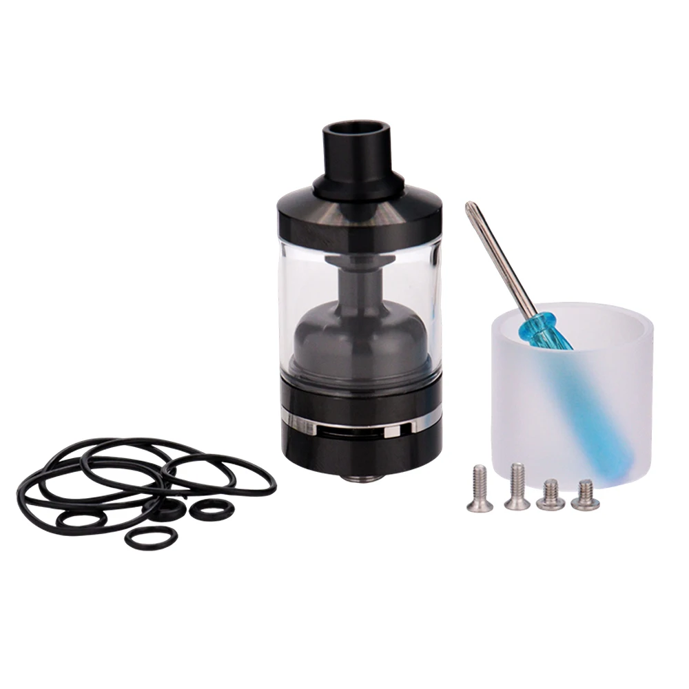 Cigarrillo electrónico NarVa RTA 316SS 3,5 ml 22mm flujo de aire ajustable 510 Punta de goteo reemplazable tanque PCTG para tanque de vapeo de rosca 510 MTL RTA