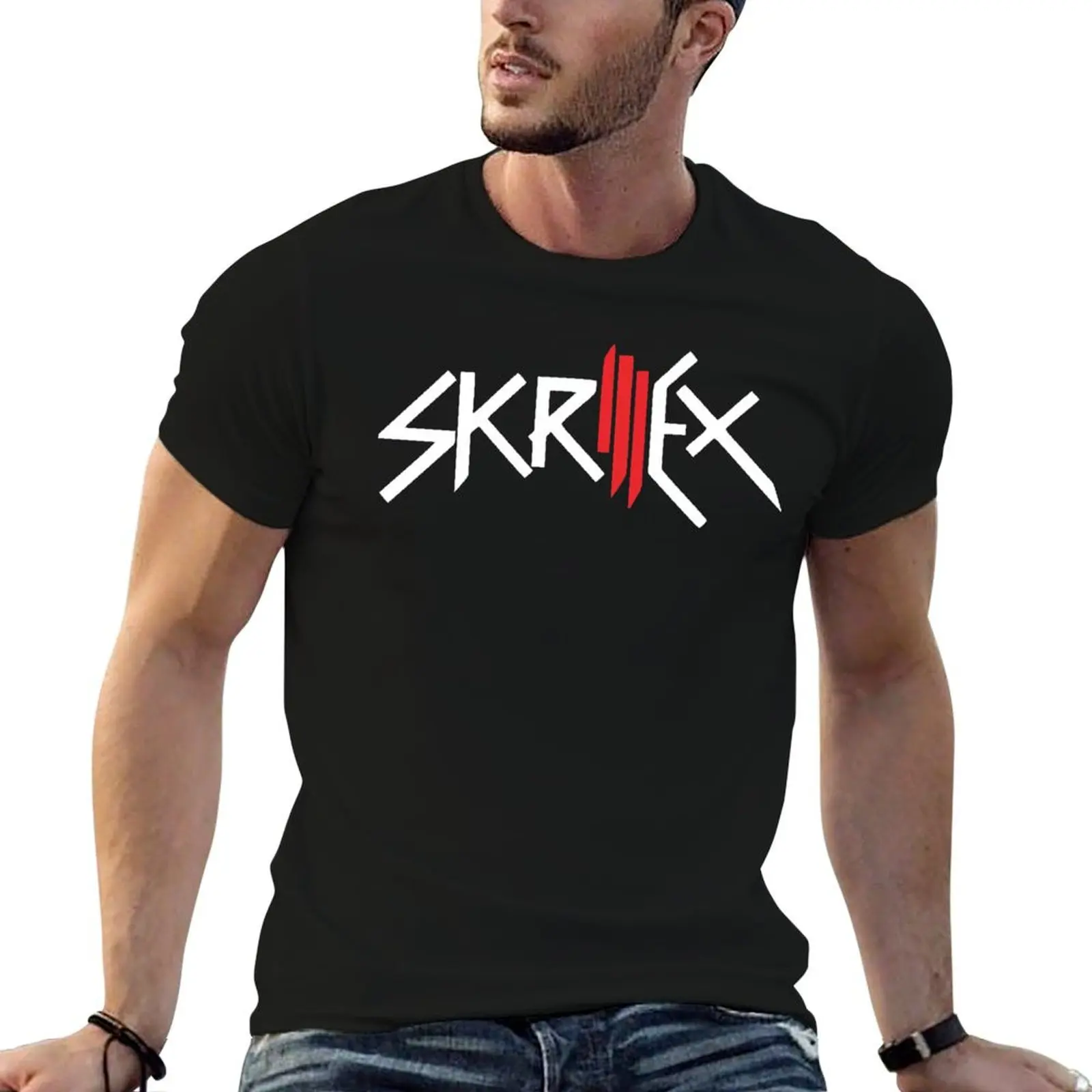 

Skrillex Logo Merchandise Essential T-Shirt man graphic t shirt t shirts with prints T-Shirt