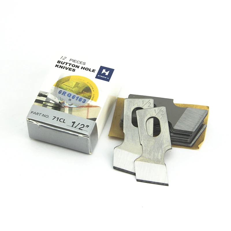 12PCS Button Hole Knife For Straight Buttonhole Sewing Machine Fit JUKI LBH-781,1790; Brother LH4-B814, HE-800A Strong H Blade view 5