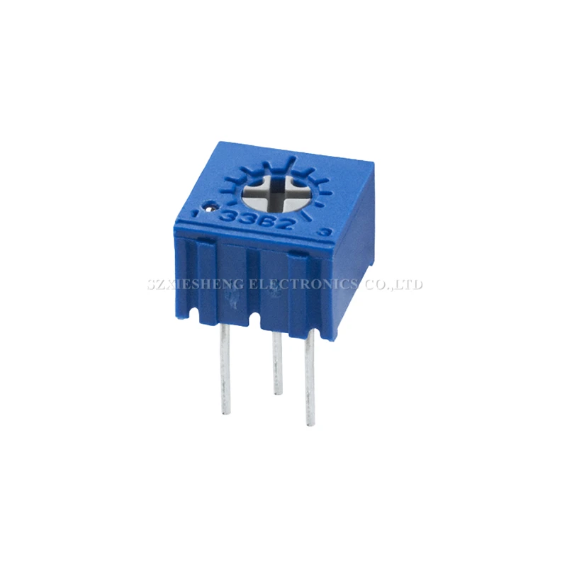 10PCS 3362P Trimmer Potentiometer Variable Resistor Cermet Trimpot 100R 200R 500R 1K 2K 5K 10K 20K 50K 100K 200K 500K 1M 2M Ohm