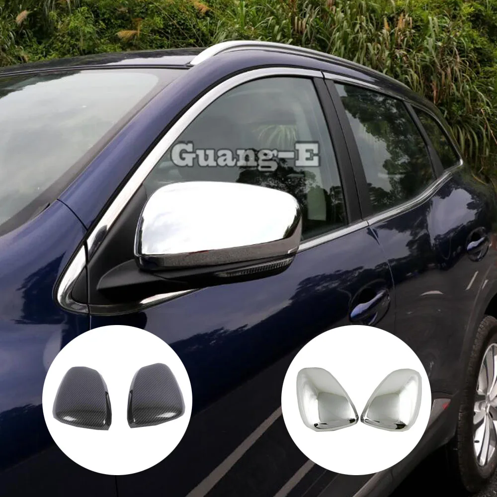 

Styling Decoration Back Rear View Eyebrow Side Door Mirror Cover Stick Trim Frame For Renault Koleos 2017 2018 2019 2020 2021