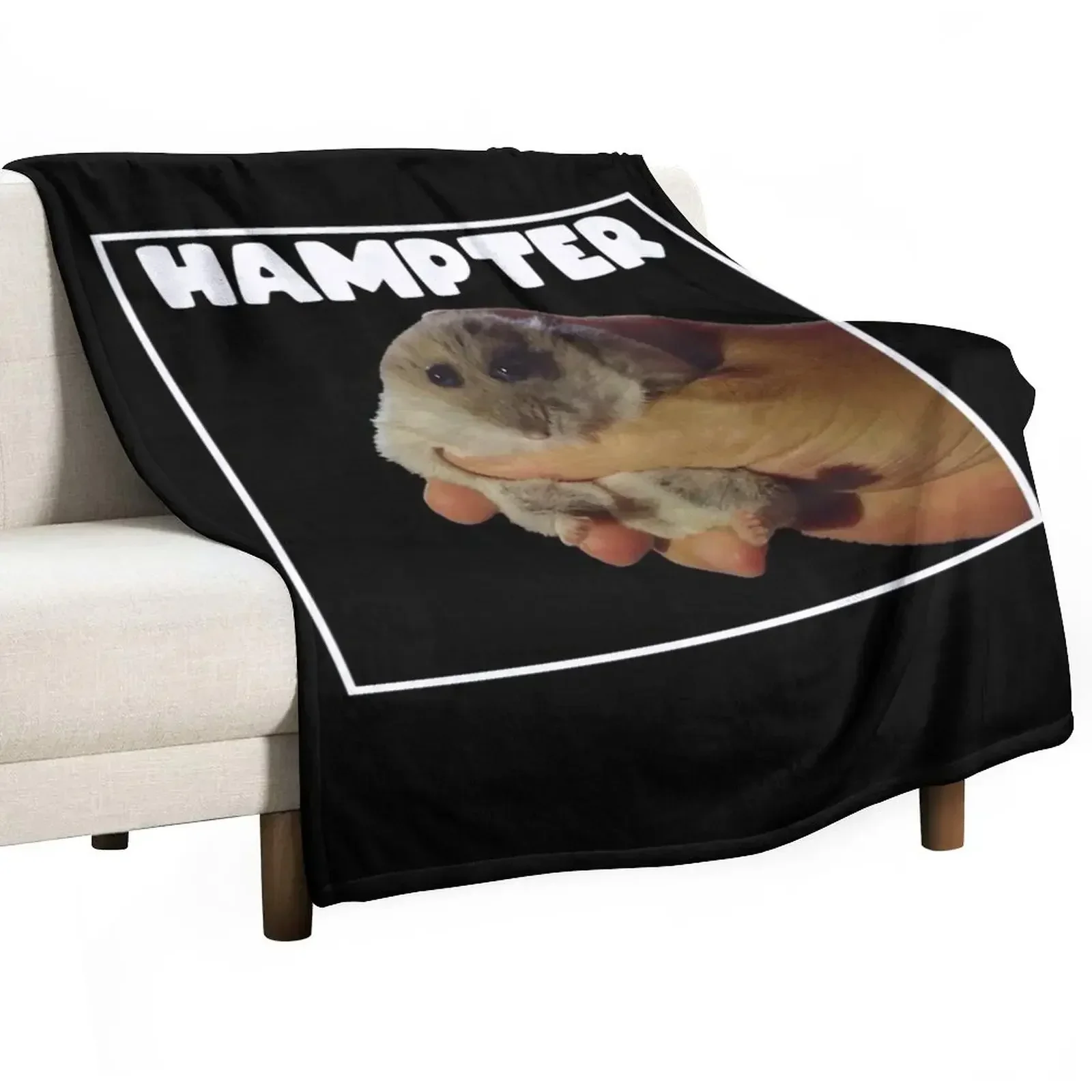 

Hampter Meme Hamster Throw Blanket Furry Decorative Sofas for sofa Blankets