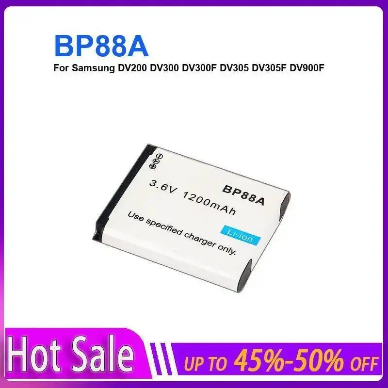 1200Mah Camera Battery For Samsung DV200 DV300 DV300F DV305 DV305F DV900F Rapid Charging Reliable Replacement BP88A