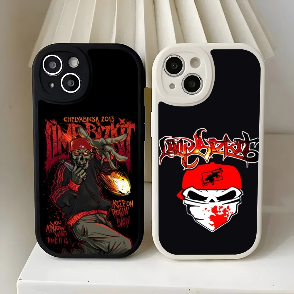 Limp Bizkit Phone Case For 15 Pro Max  Iphone 13 Pro 11 14 Plus 12 Mini X Xr Xs 7 8 Puls Se Lambskin Silicone Cover