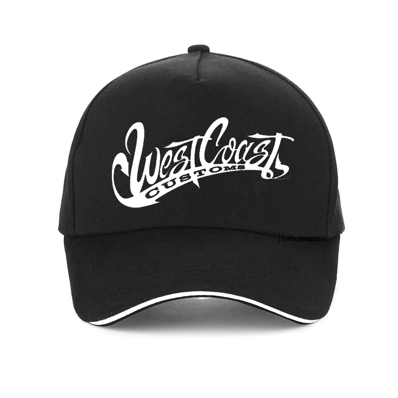 

West Coast Tide Card Cartoon cap Skull Motorcycle100% Cotton Baseball cap Summer west coast customs Men Women snapback hat