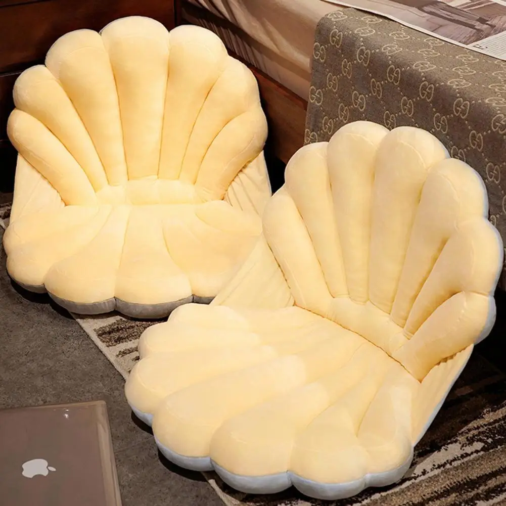 Shell Chair Seat Cushion Office Seat Backrest Pillow Plush Throw Pillows Floor Armchair Cushion Cojines Decorativos Para 쿠션