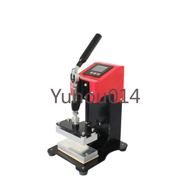 Manual Hot Foil Stamping Machine, Heat Press Machine, Dual Heating Plates Press, Leather Embossing Mold, Cutting Branding Wood