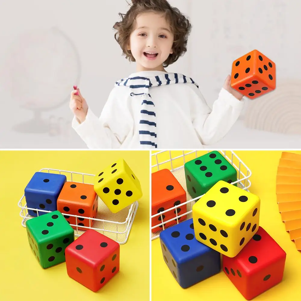 

Подарочные многогранные настольные игры, аксессуары для раннего образования, просветительские игрушечные кубики, губчатые кубики из искусственной кожи