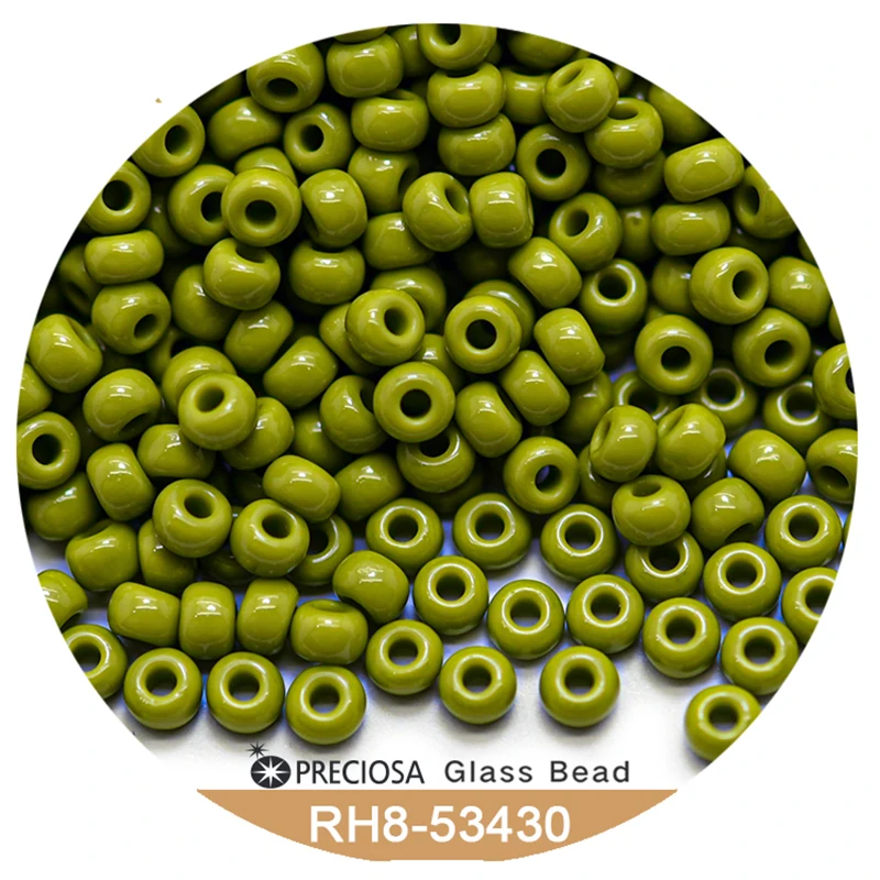 Hot Selling Preciosa Rocailles Round Hole 8/0 Beads 3 Mm 15 Color Natural Opaque 5g Charms for Bracelets  Jewelry Making