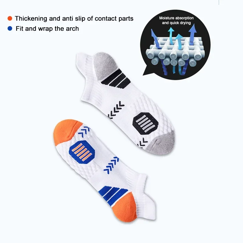 Chaussettes de Sport pour hommes et femmes, X-TIGER 3/4 paires, nouveau Style, respirantes, pour Sport, course, Camping, Football