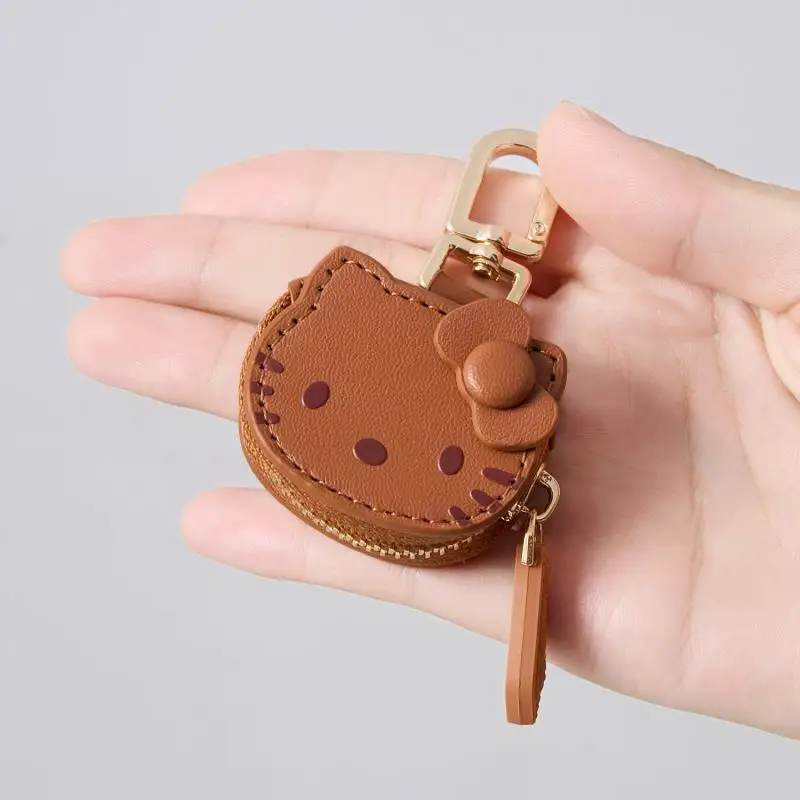 Kawaii Sanrio Hello Kitty Cute Cartoon Mini Bag with Pendant Hanging Anime Peripheral Keychain Christmas Holiday Gift for Girls