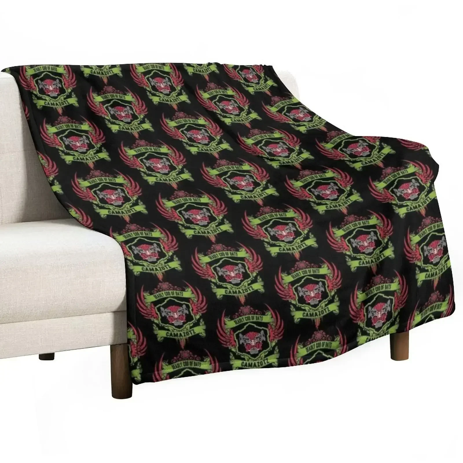 

CAMAZOTZ - LIMITED EDITION Throw Blanket Flannel Fabric Sofa Quilt Retros Soft Beds Blankets