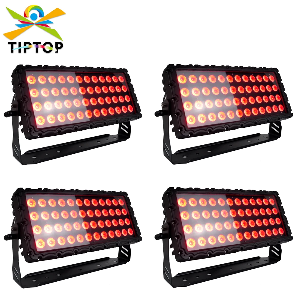 

Free shipping 4x DMX Stage Lighting Aluminum 48x12W RGBW Led Flood Light 4CH 8CH for Outdoor Lighting Projects Hotel Building