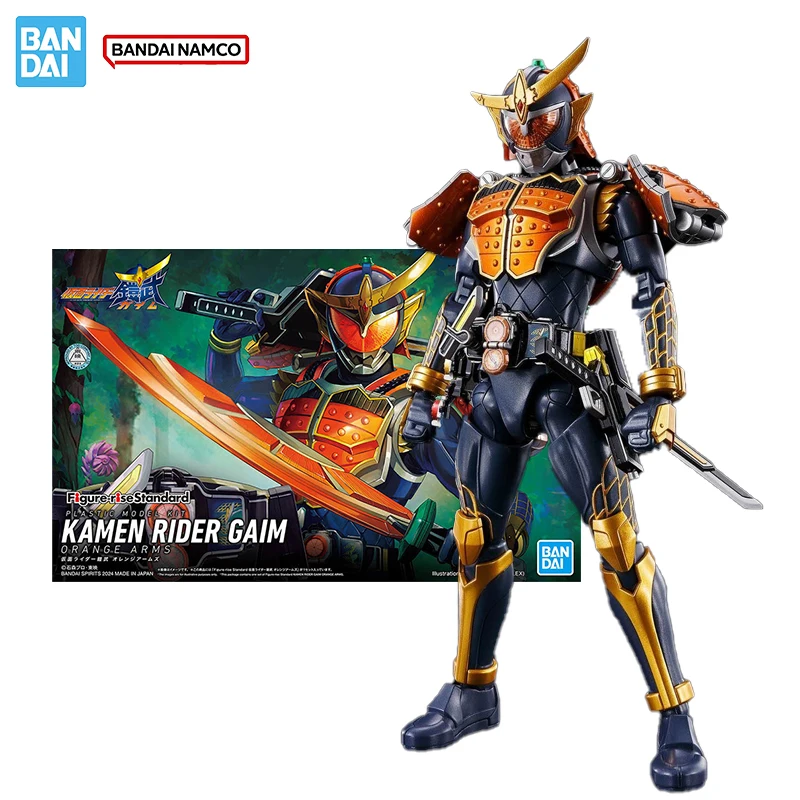 

Bandai оригинальная фигурка, стандартная фигурка Kamen Rider Gaim, коллекция Orange Arms, экшн-фигурка, модель, комплект игрушек, подарки