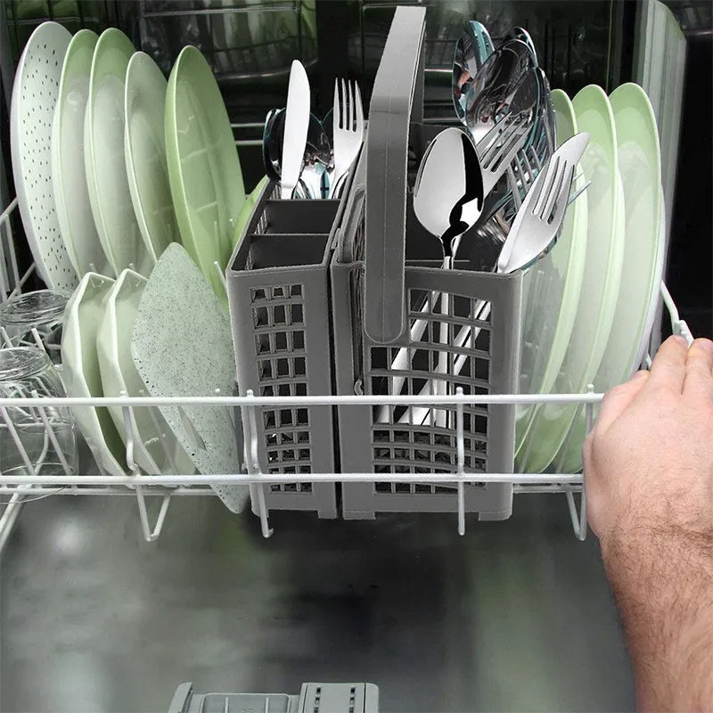 

D5 Universal Dishwasher Knife And Fork Storage Basket Cutlery Holder Knives Forks Storage Rack Dishwasher Basket Accessories