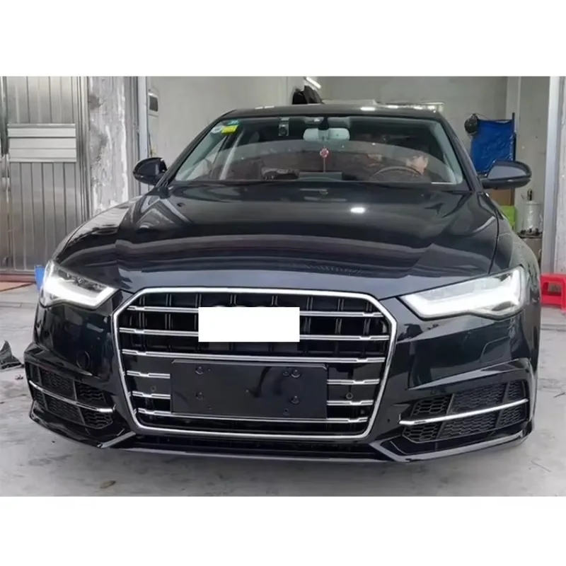 Clrak AutomobileAuto Parts Car Full Body Kit مع كشافات خلفية ضوء الوفير مصبغة العادم ل A6 C7 C7.5 الترقية إلى S6