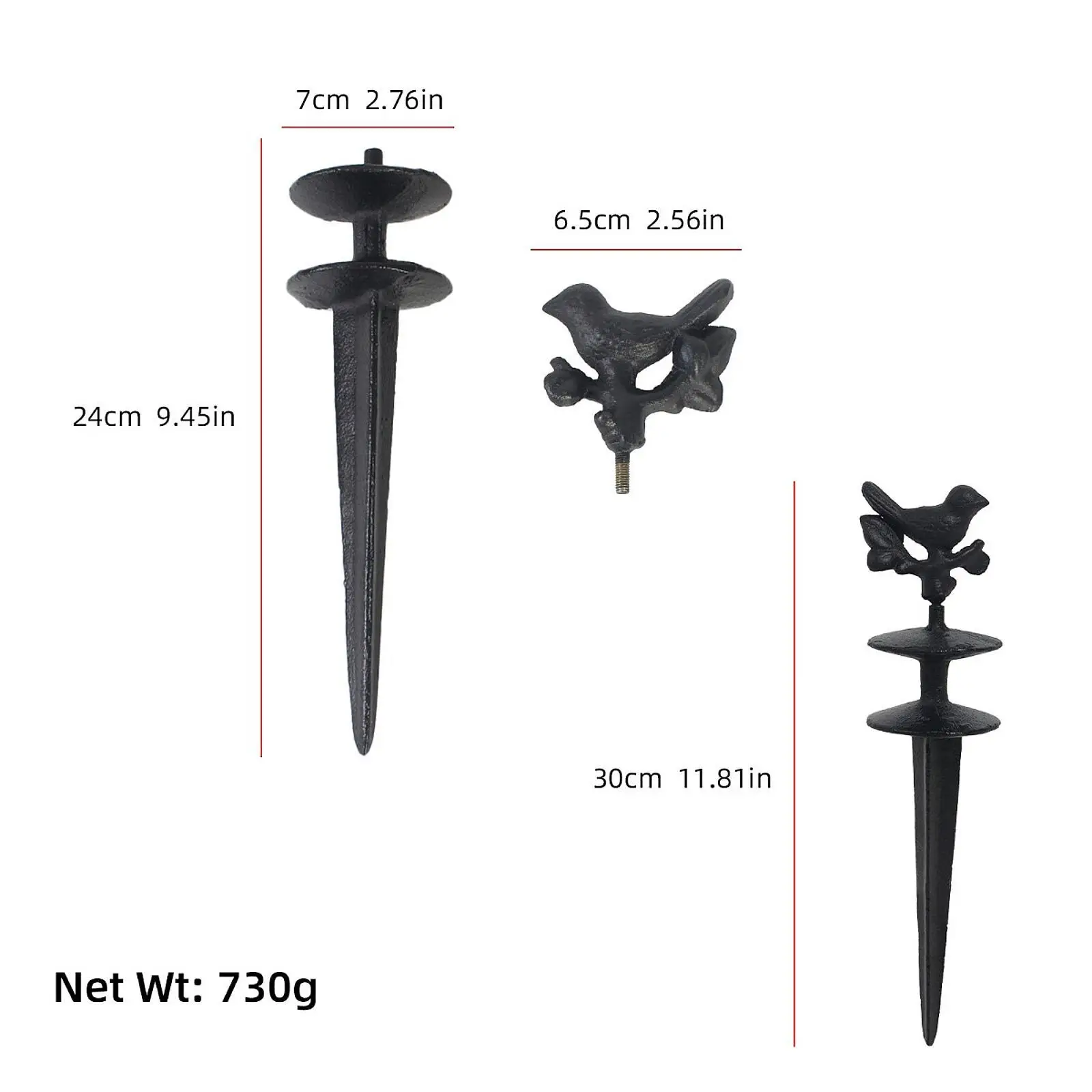 European Style Garden Hose Guide Spike Iron Durable Pipe Holder Ornament for Flower Bed Protection Accessories