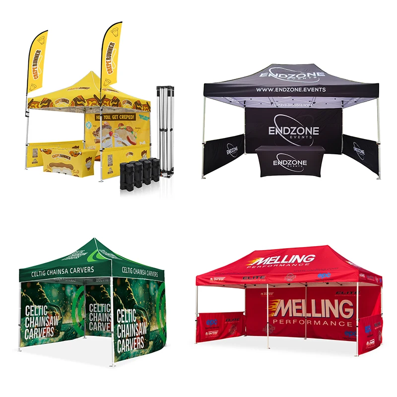 Customize Outdoor Event Fire Resistant 10X10 Canopy Tent Aluminium Pink Folding Custom Pop Up Trade Show Canopy Tent