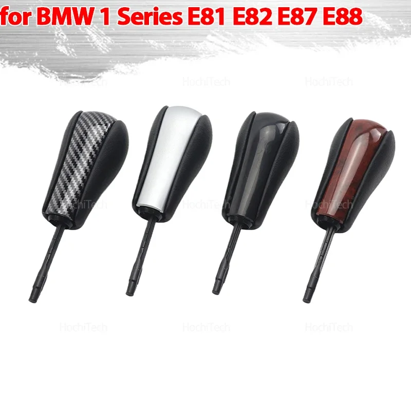 Leather Car Gear Stick Shift Gear Knob for BMW 1 Series E81 E82 E87 E88 116i 118i 120i 125i 128i 130i 135i 135is 1M 2004-2011