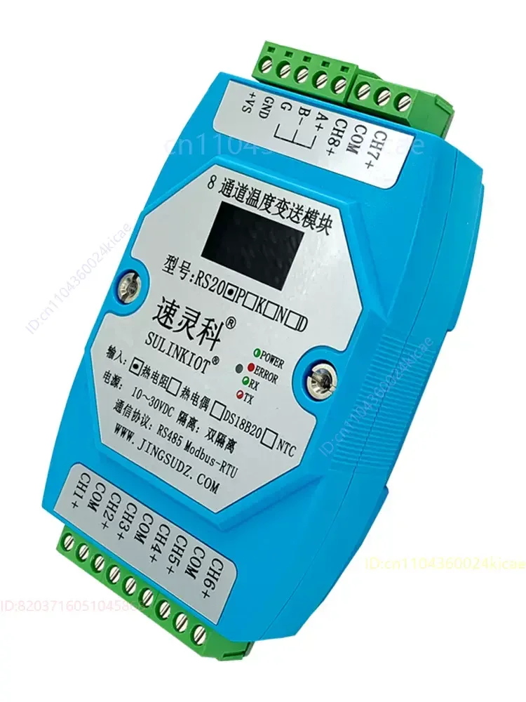 8 Channels PT100 PT…